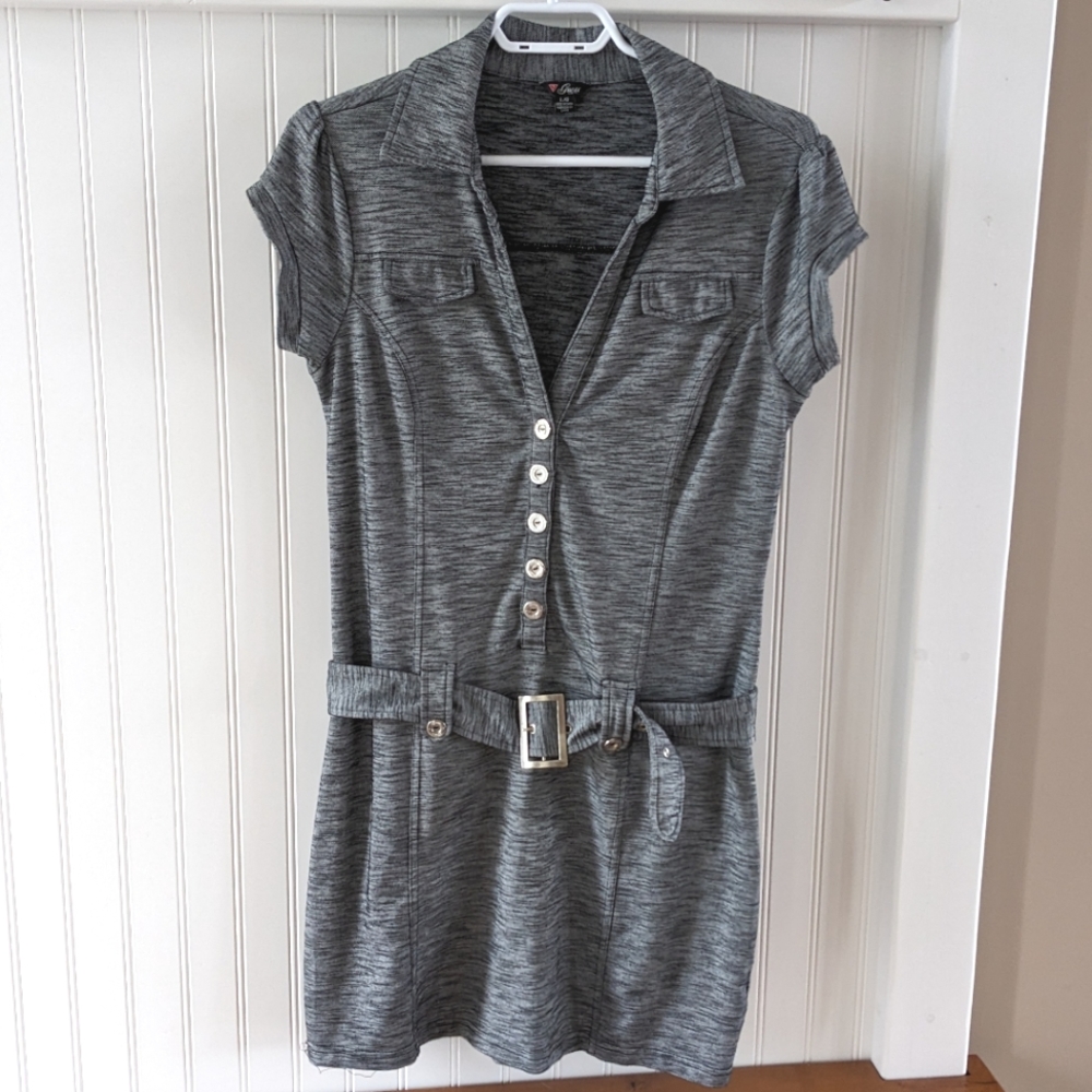 Y2K Guess Belted Vintage Mini Dress from the 2000's